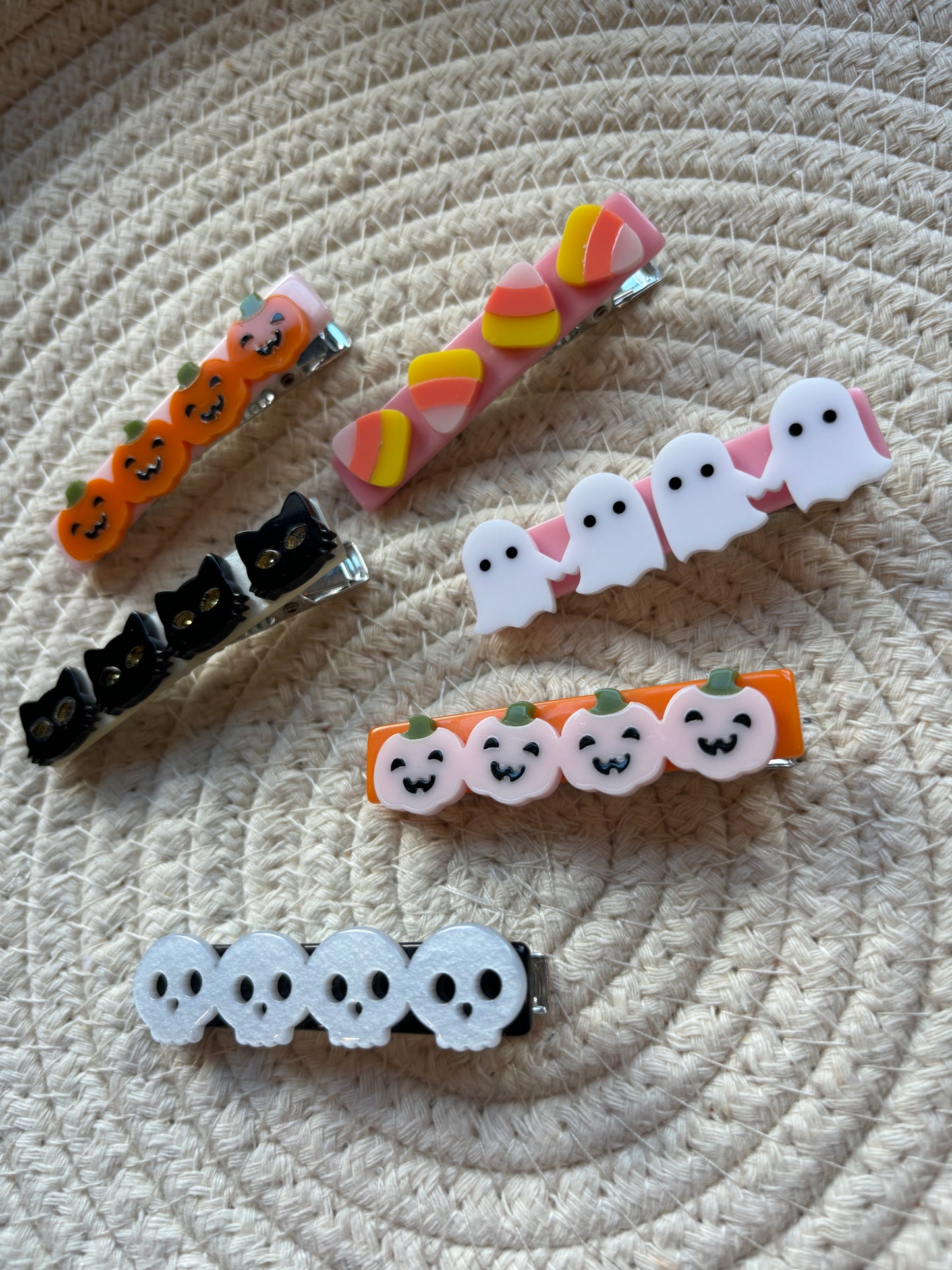 spooky hair clips // single clip!