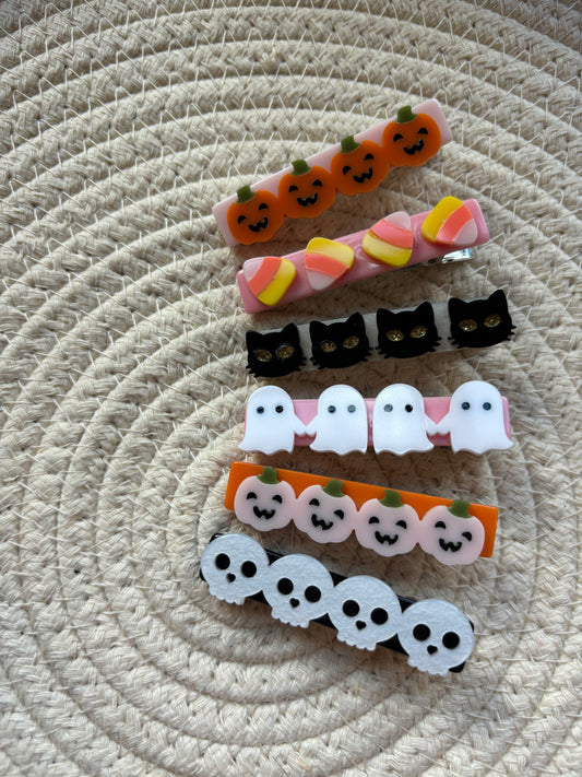 spooky hair clips // single clip!