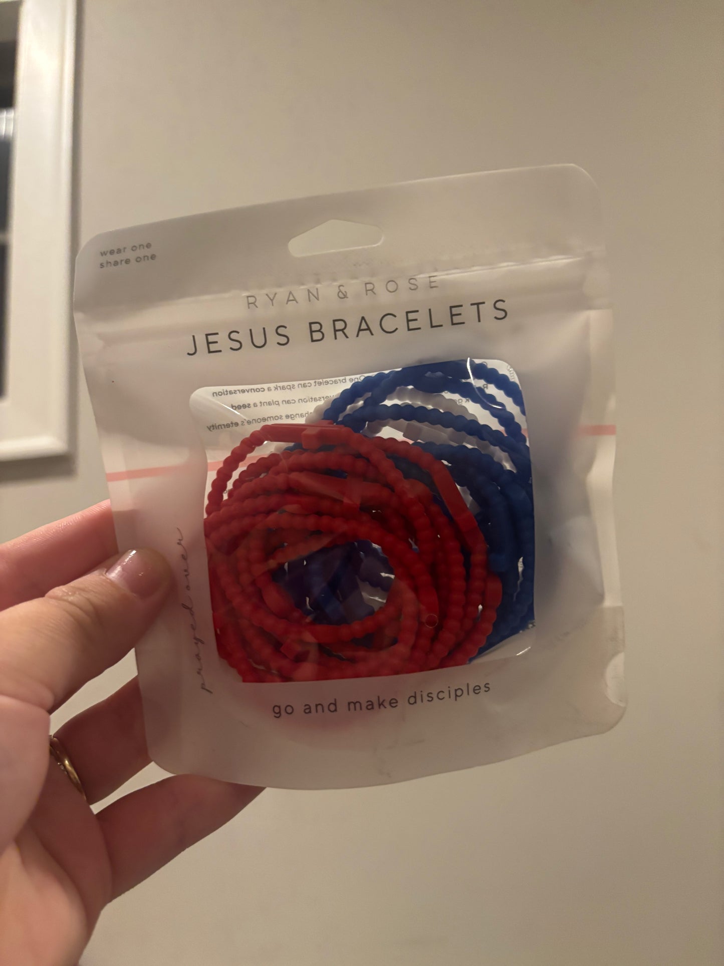patriotic jesus bracelets 25-PACK // kids size!!!