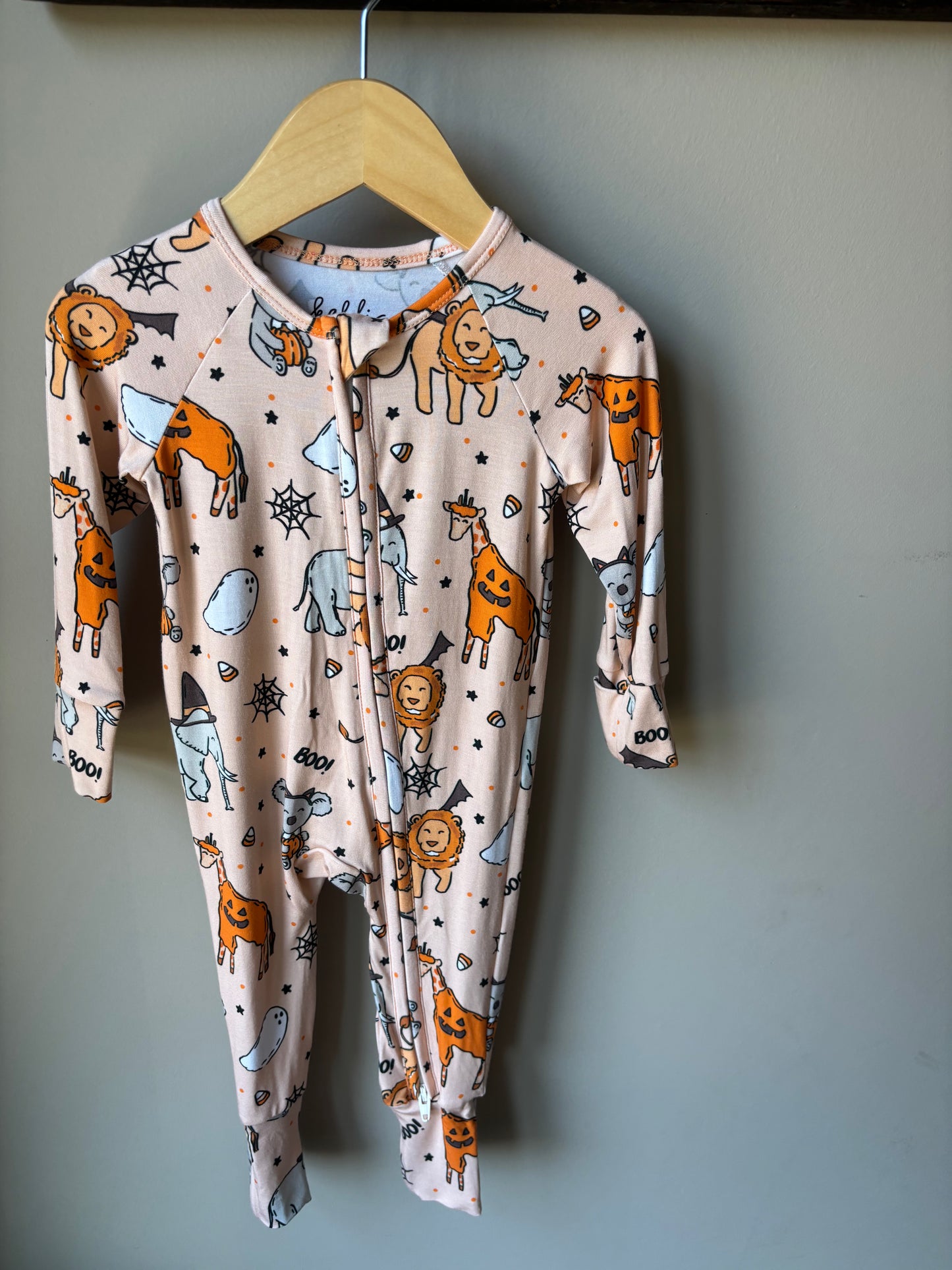 boo at the zoo bamboo pajamas // ZIPPY