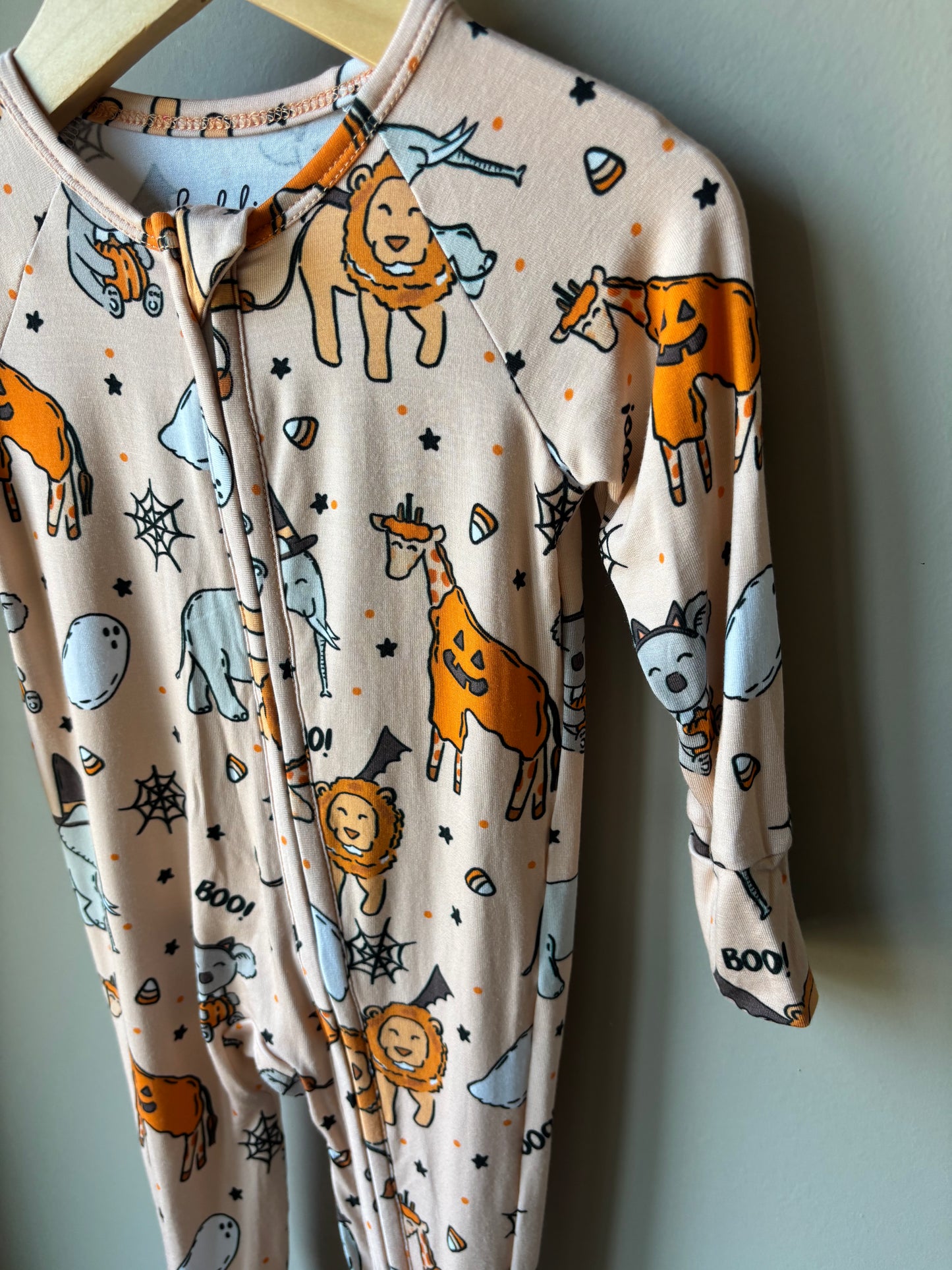 boo at the zoo bamboo pajamas // ZIPPY