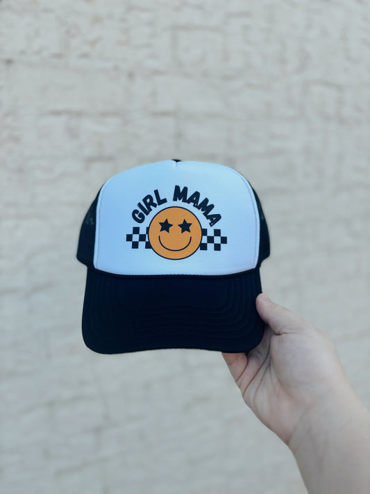 girl mama trucker hat