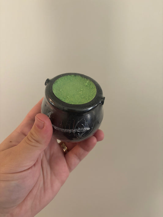 halloween bath bomb cauldron