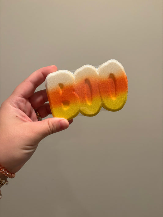 boo halloween bath bomb