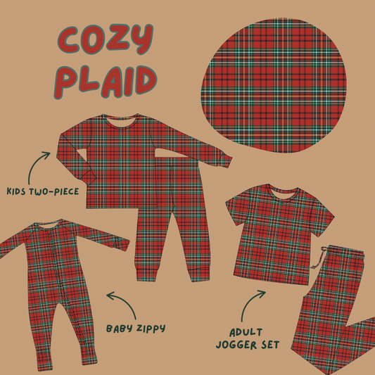 cozy plaid BAMBOO PREORDER // OPEN UNTIL 9.10 // SHIPS IN NOV