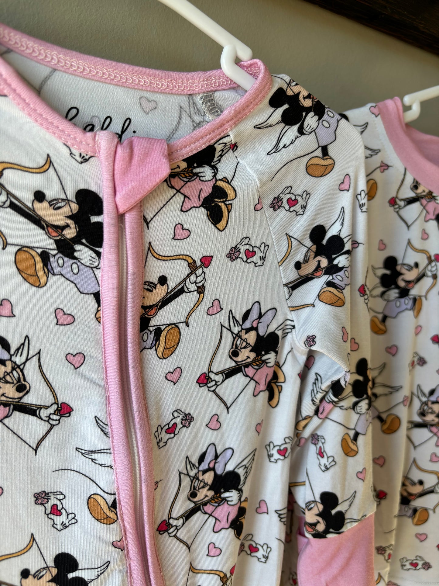 cupid mouse bamboo pajamas // ZIPPY or LONG-SLEEVE TWO-PIECE SET