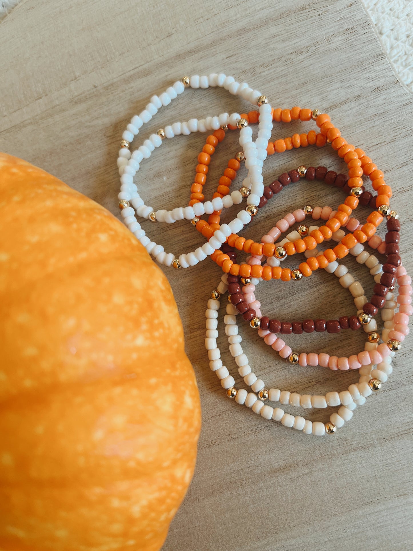 solid beaded bracelets // for women