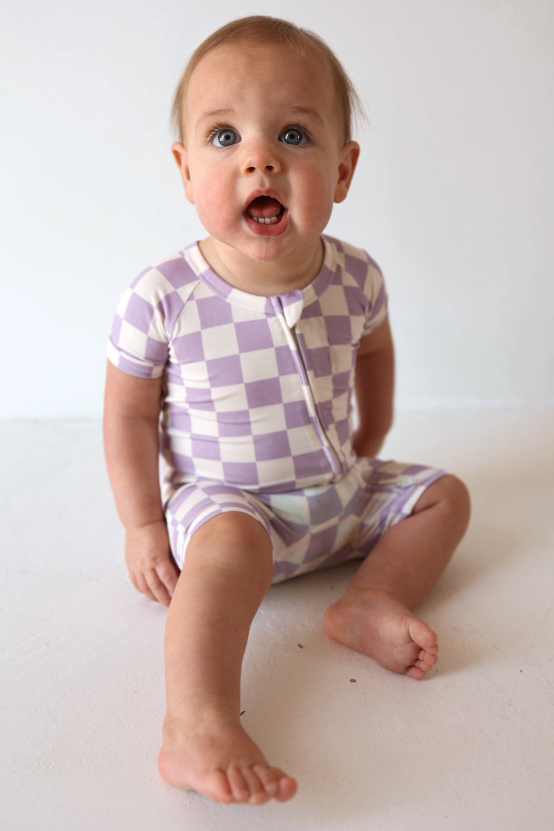grape soda bamboo pajamas // SHORTIE (mama + me)