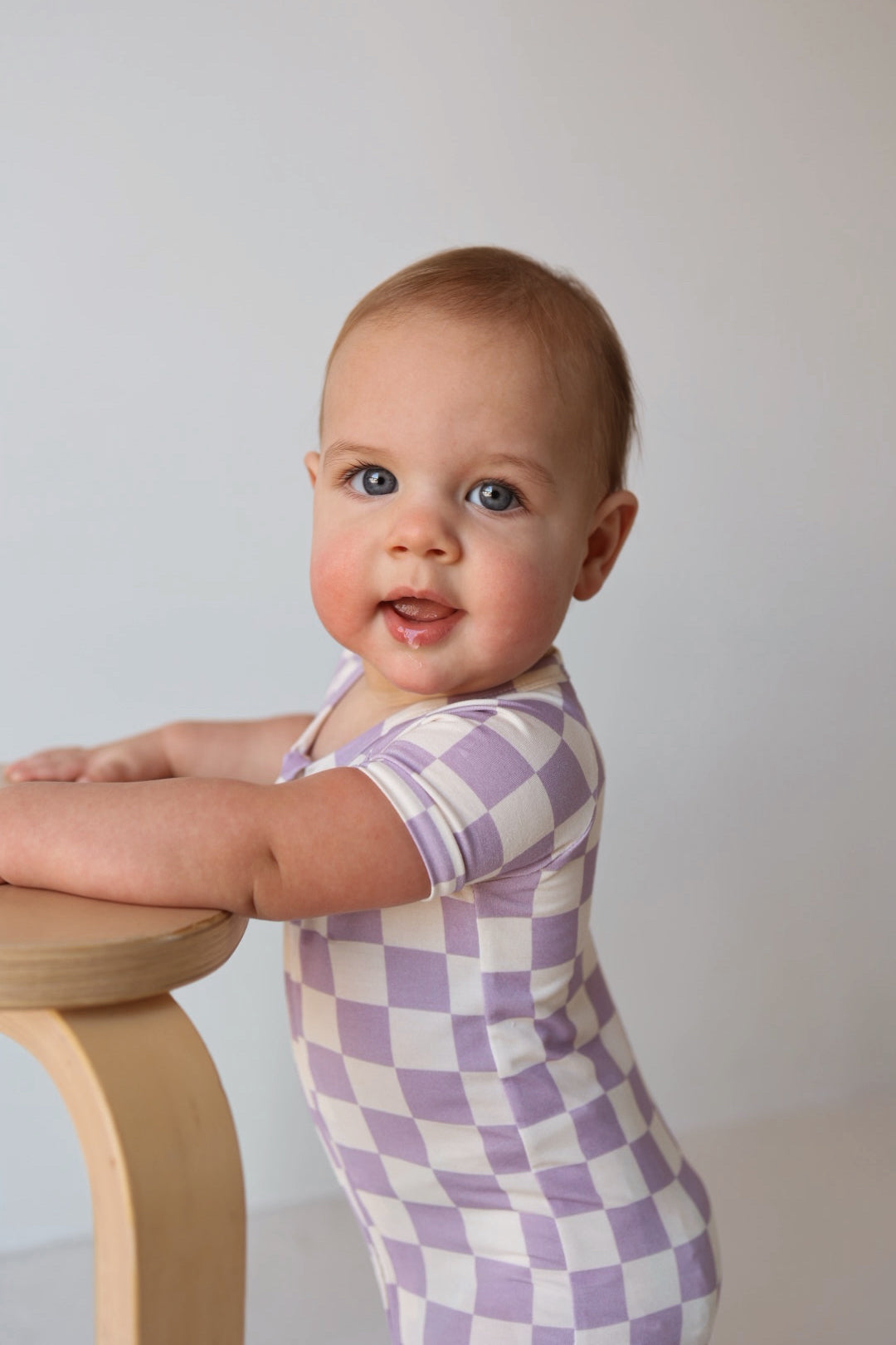 grape soda bamboo pajamas // SHORTIE (mama + me)