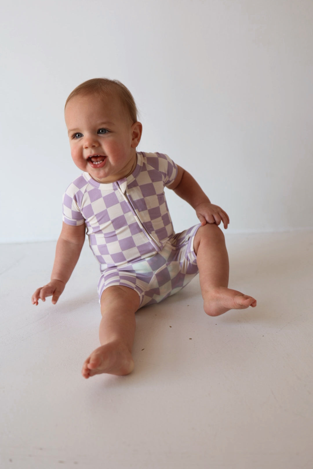 grape soda bamboo pajamas // SHORTIE (mama + me)