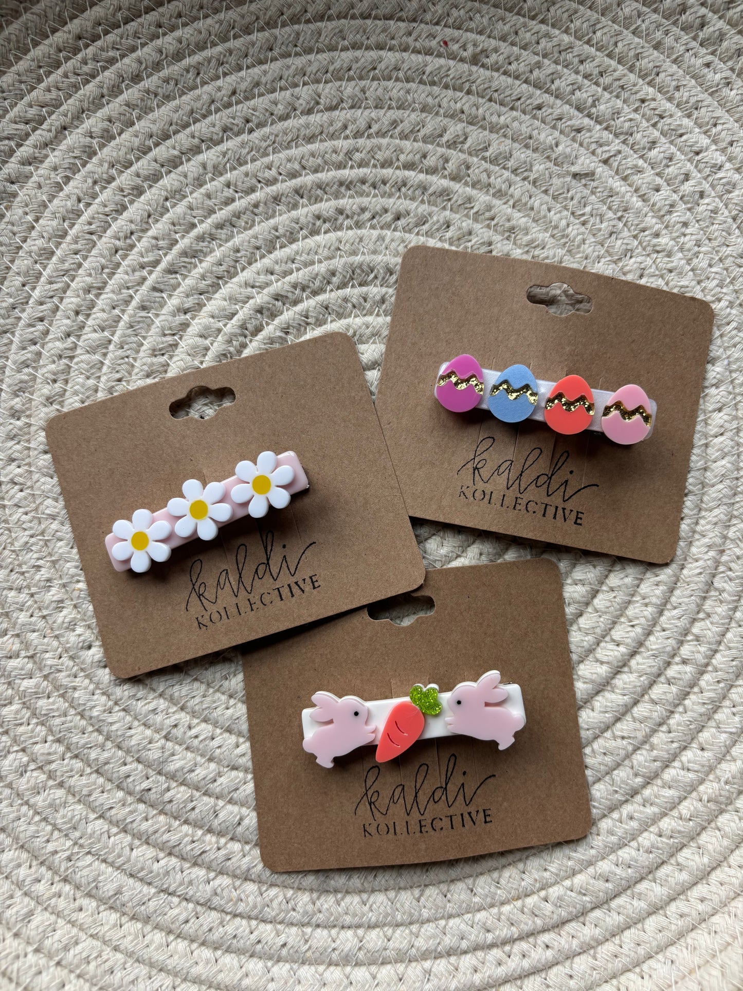 spring acrylic alligator clips // sold individually