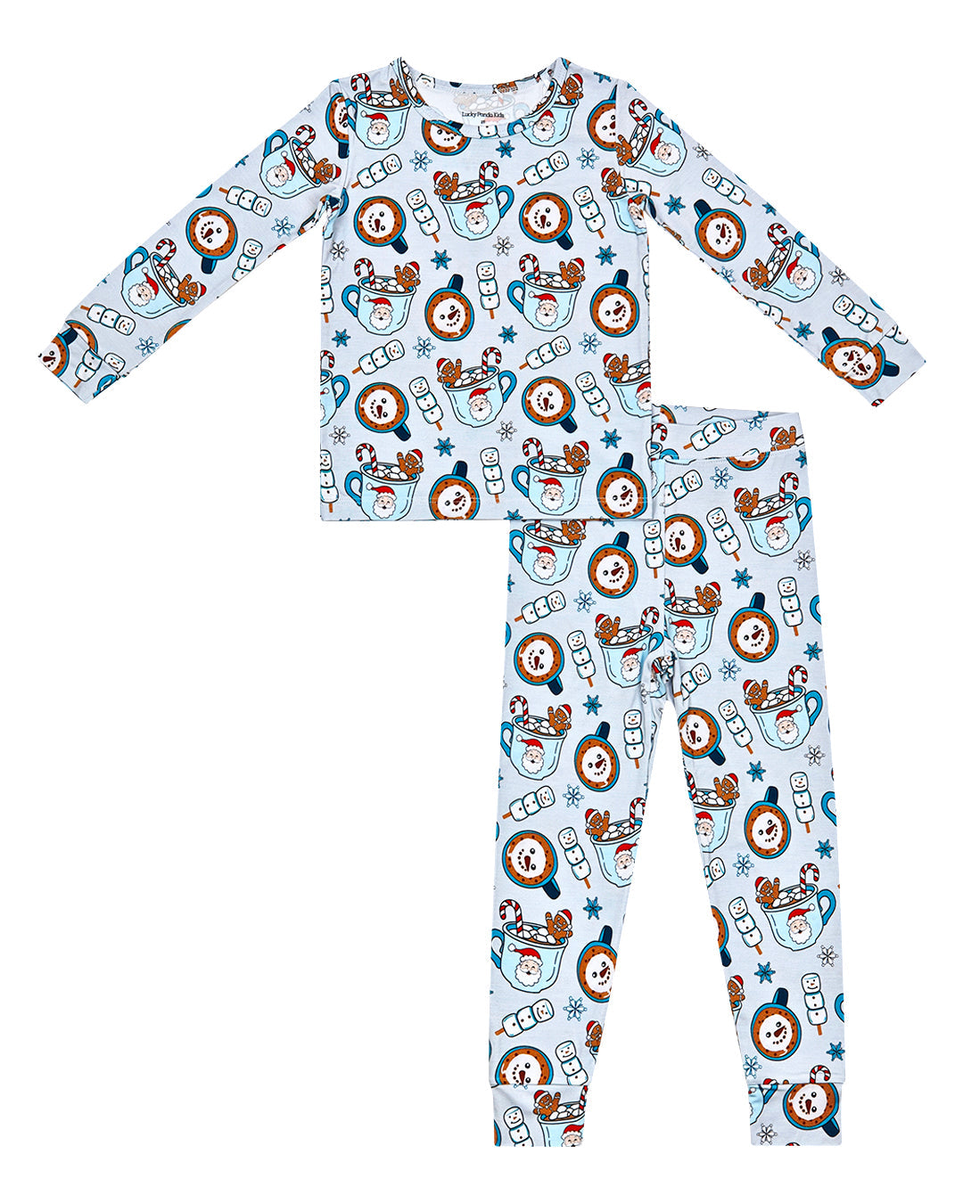 hot cocoa bamboo pajamas // LONG-SLEEVE TWO-PIECE SET
