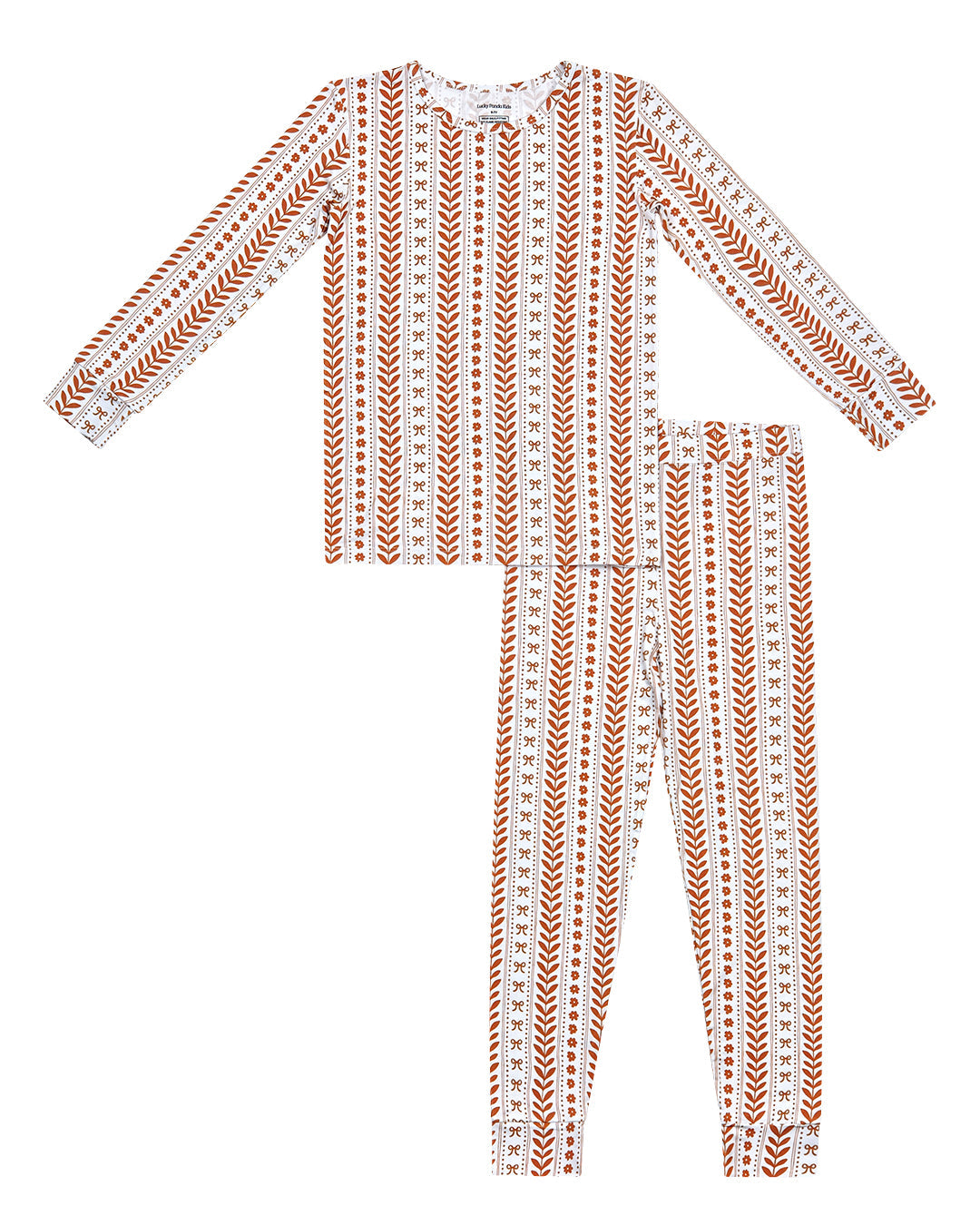 boho daisy bamboo pajamas // LONG-SLEEVE TWO-PIECE SET