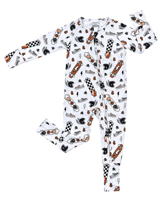 skater bamboo pajamas // ZIPPY