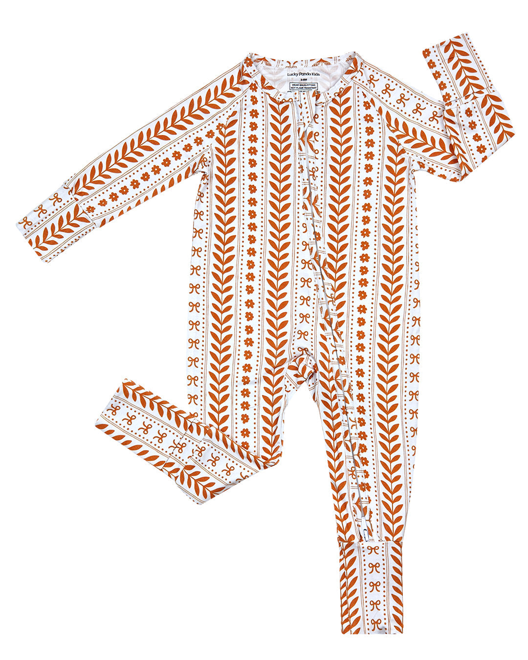 boho daisy bamboo pajamas // ZIPPY