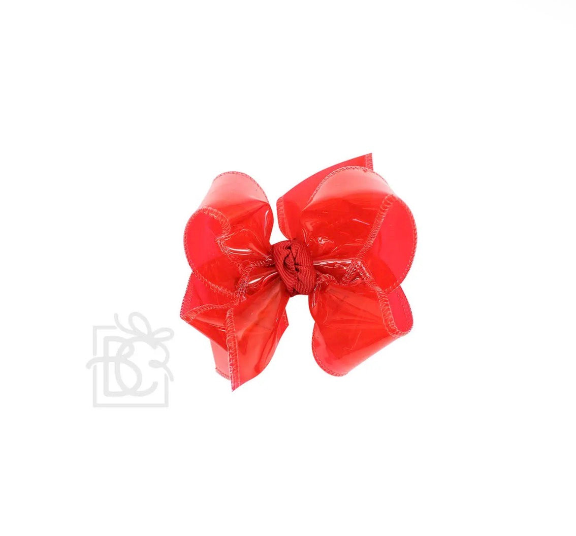 Beyond Creations RED waterproof bow // alligator clip