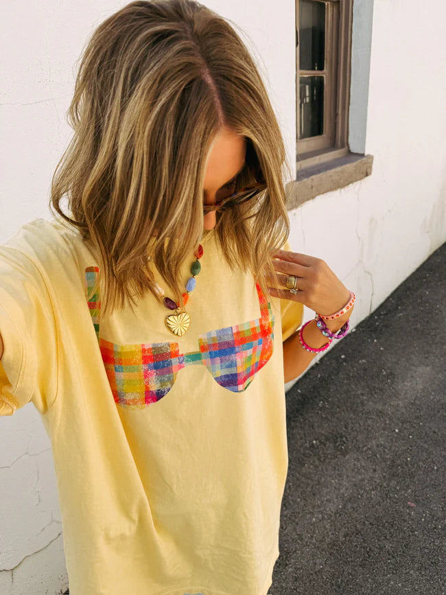 bikini graphic tee // women's