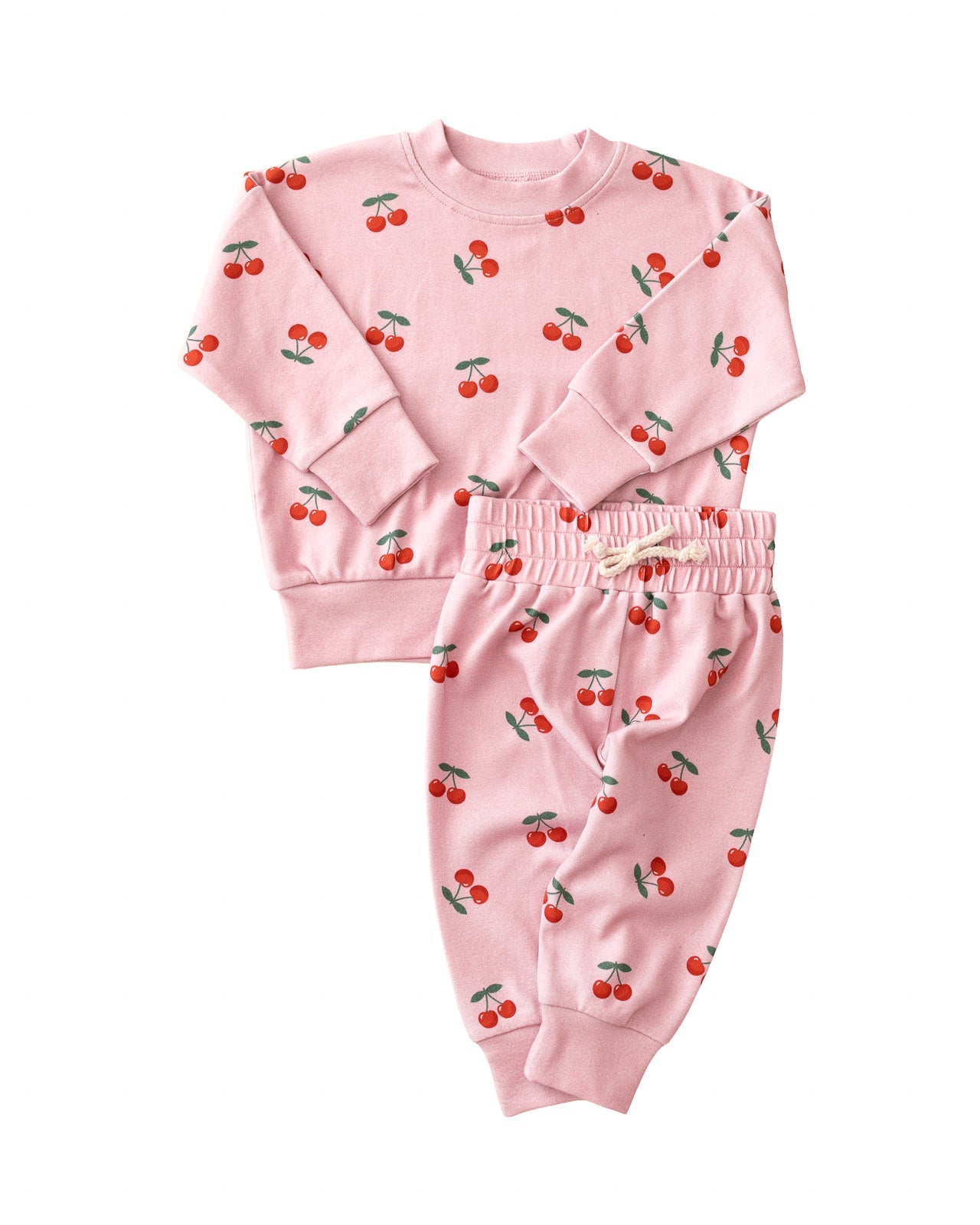 jogger set // blush cherry