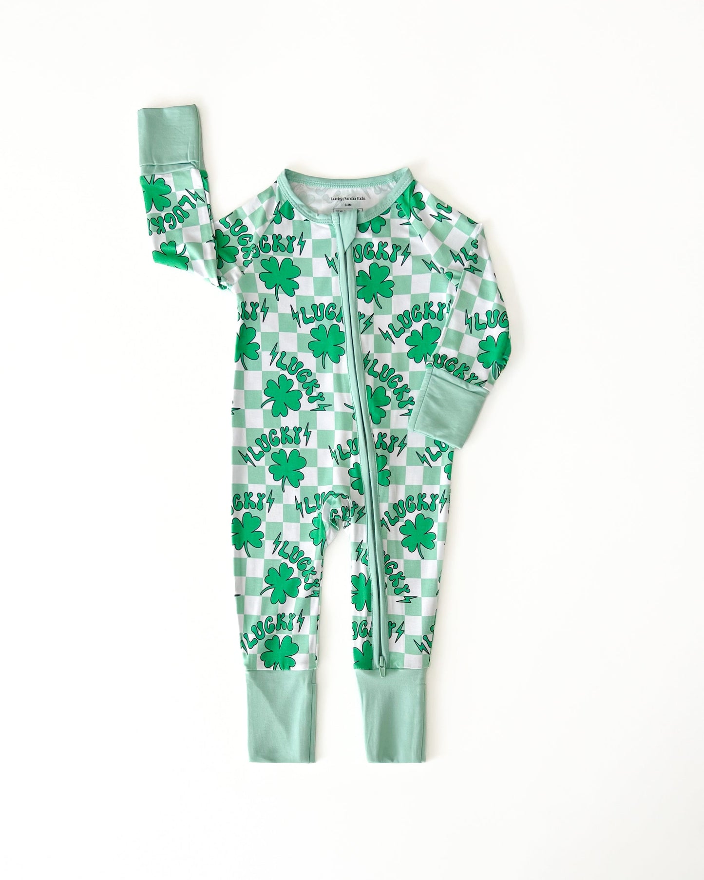 lucky shamrock bamboo pajamas // ZIPPY