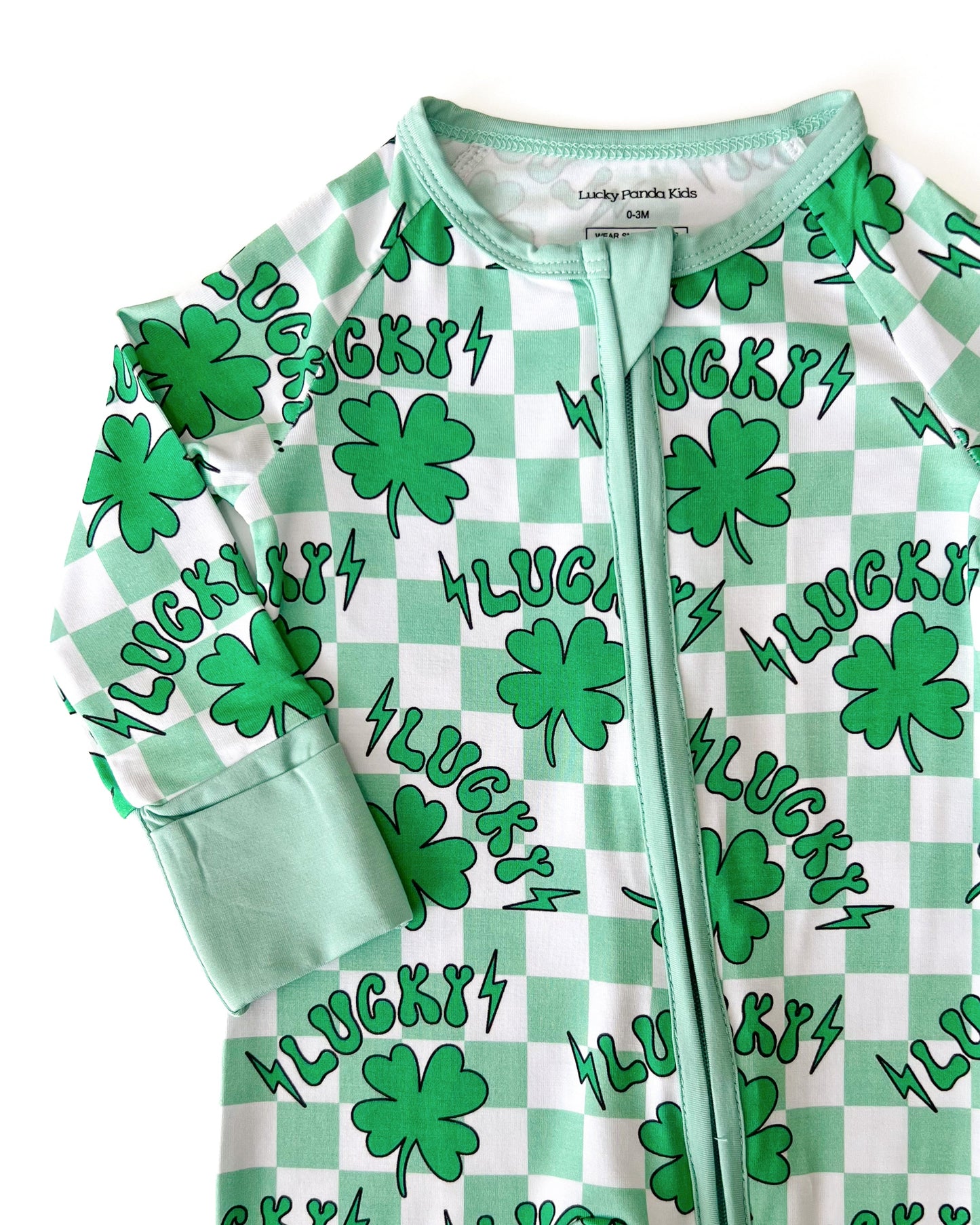 lucky shamrock bamboo pajamas // ZIPPY