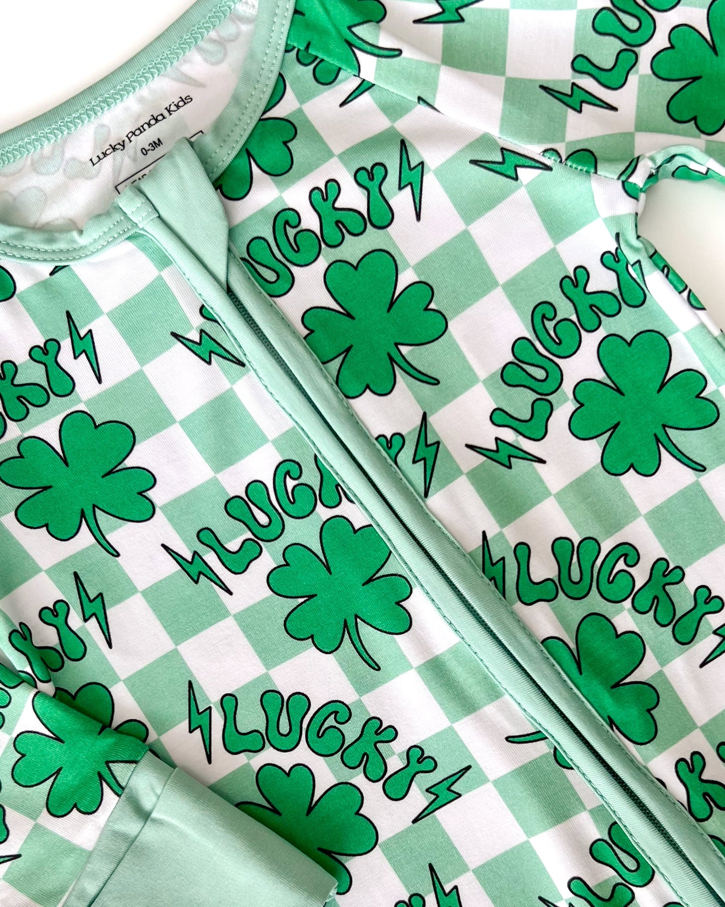 lucky shamrock bamboo pajamas // ZIPPY