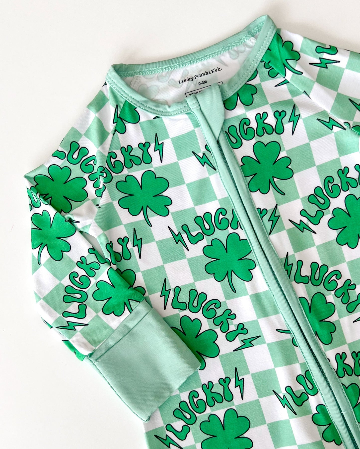 lucky shamrock bamboo pajamas // ZIPPY