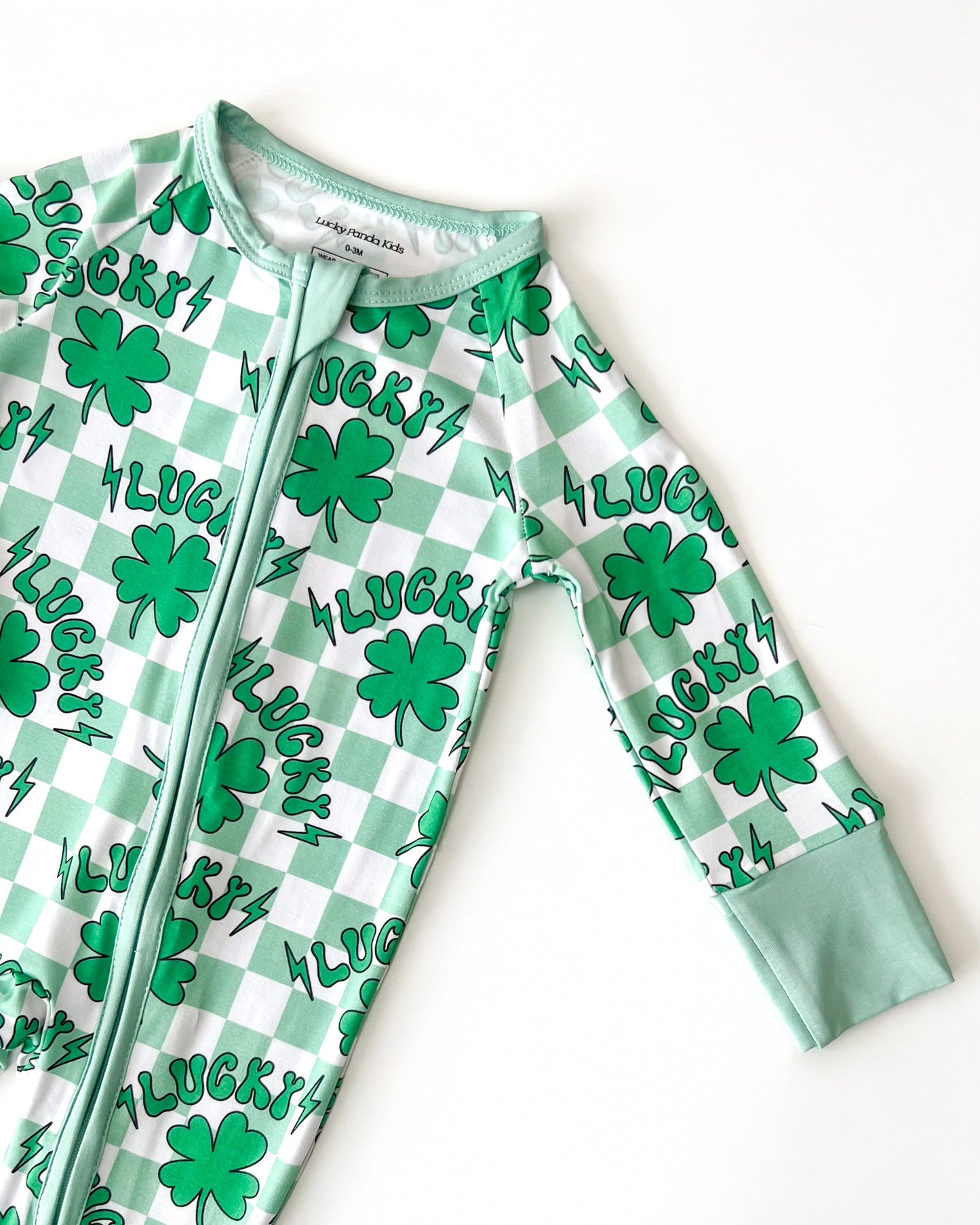 lucky shamrock bamboo pajamas // ZIPPY