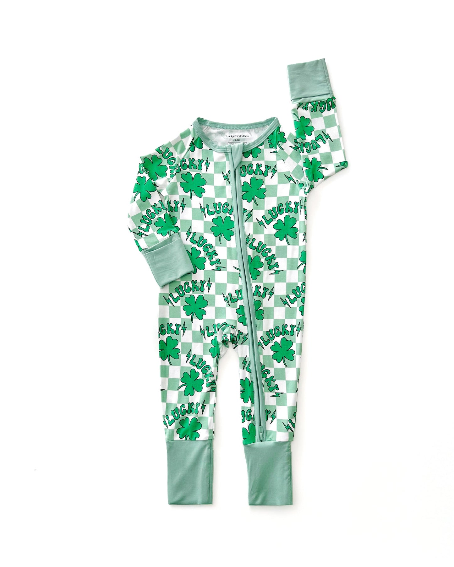 lucky shamrock bamboo pajamas // ZIPPY