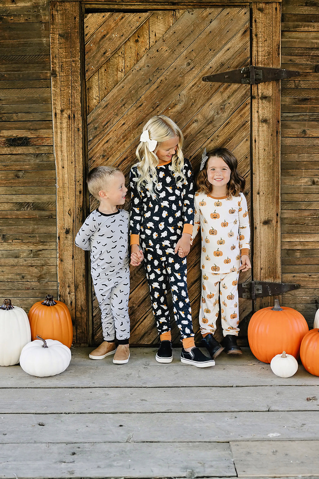 ghosts bamboo pajamas // LONG-SLEEVE TWO-PIECE SET (*available in extended sizing*)