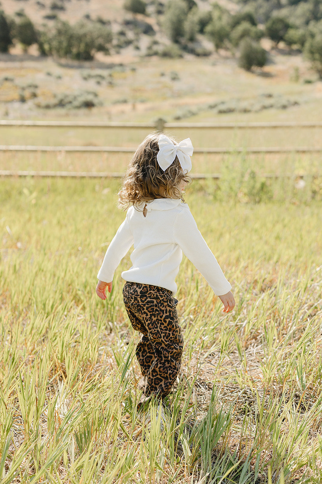 cheetah barrel jeans