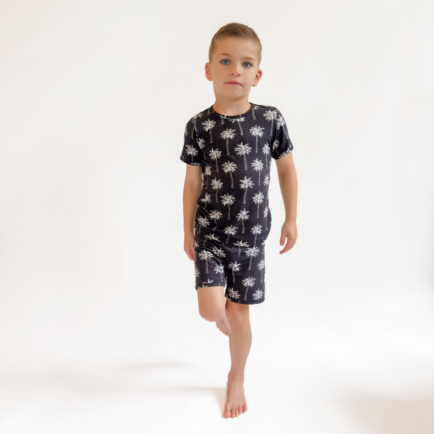 black palm bamboo pajamas // SHORTS SET (sizing up to 8/9)