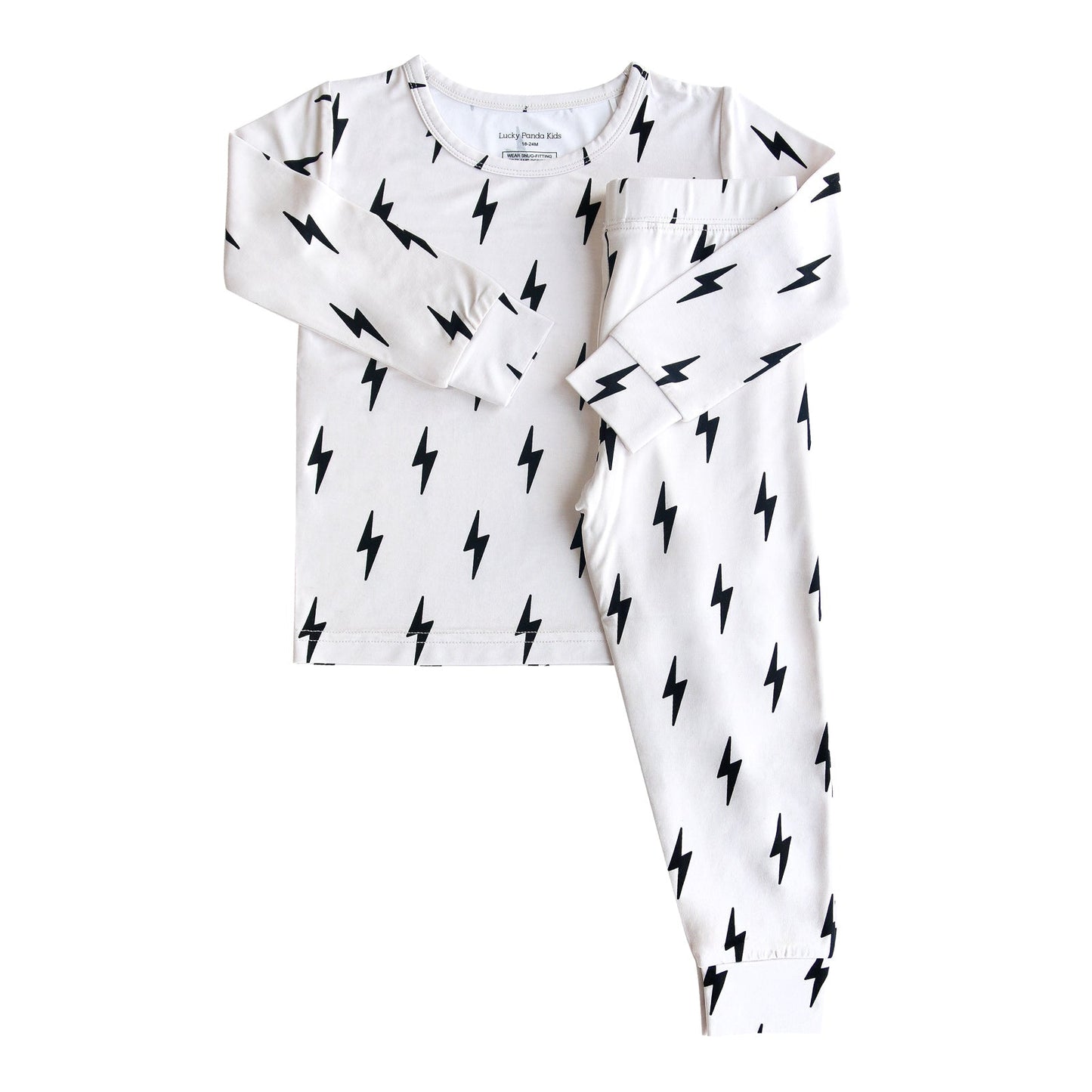 little bolt bamboo pajamas // LONG-SLEEVE TWO-PIECE SET