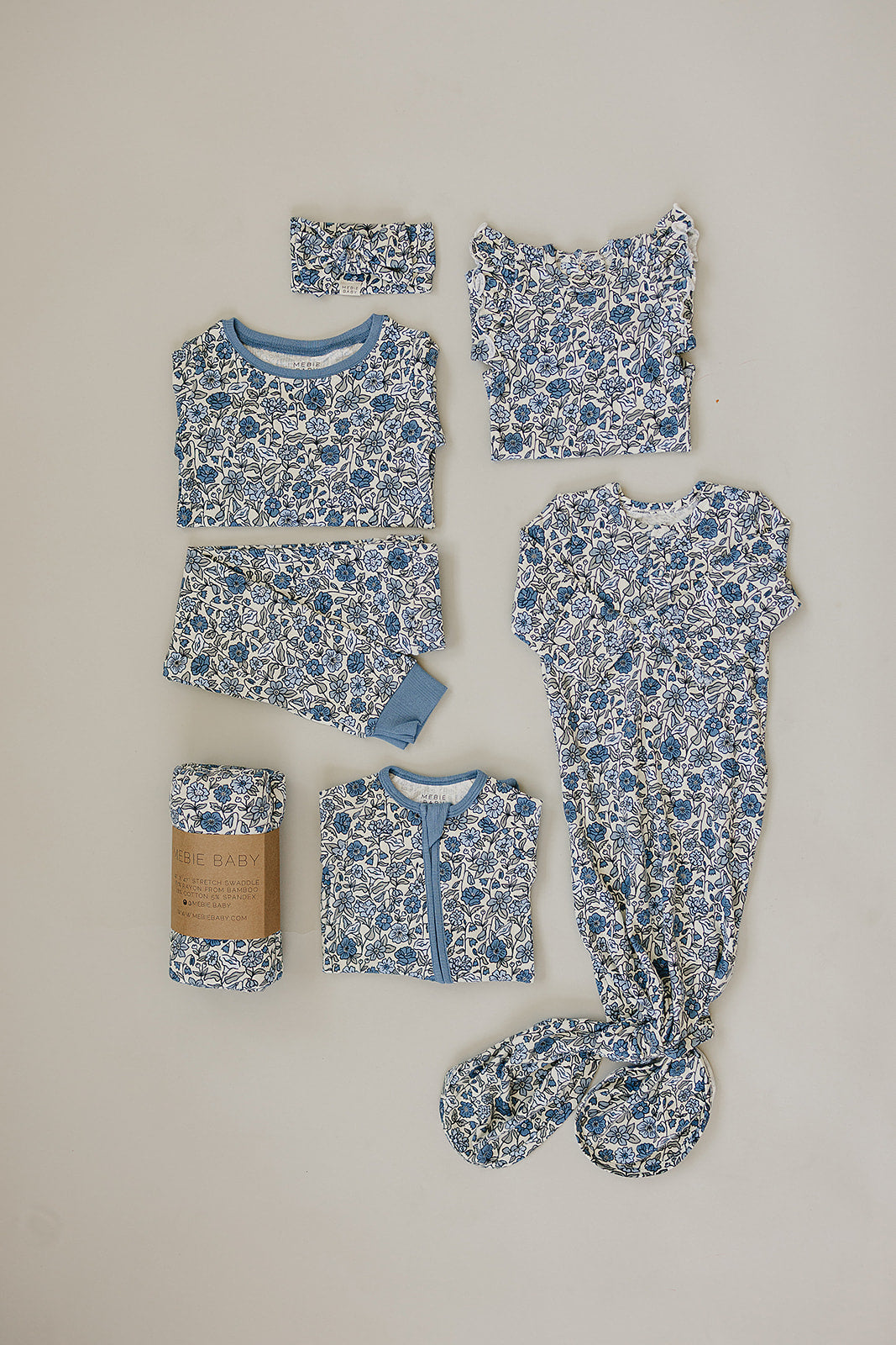 bluebell pointelle bamboo pajamas // ZIPPY