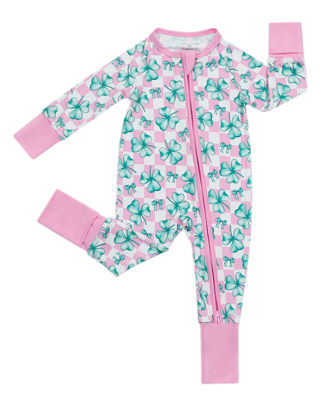 shamrock bow bamboo pajamas // ZIPPY