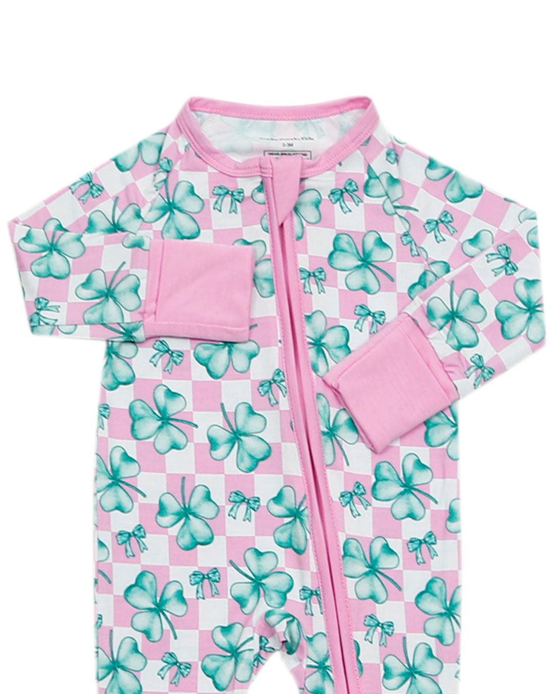 shamrock bow bamboo pajamas // ZIPPY