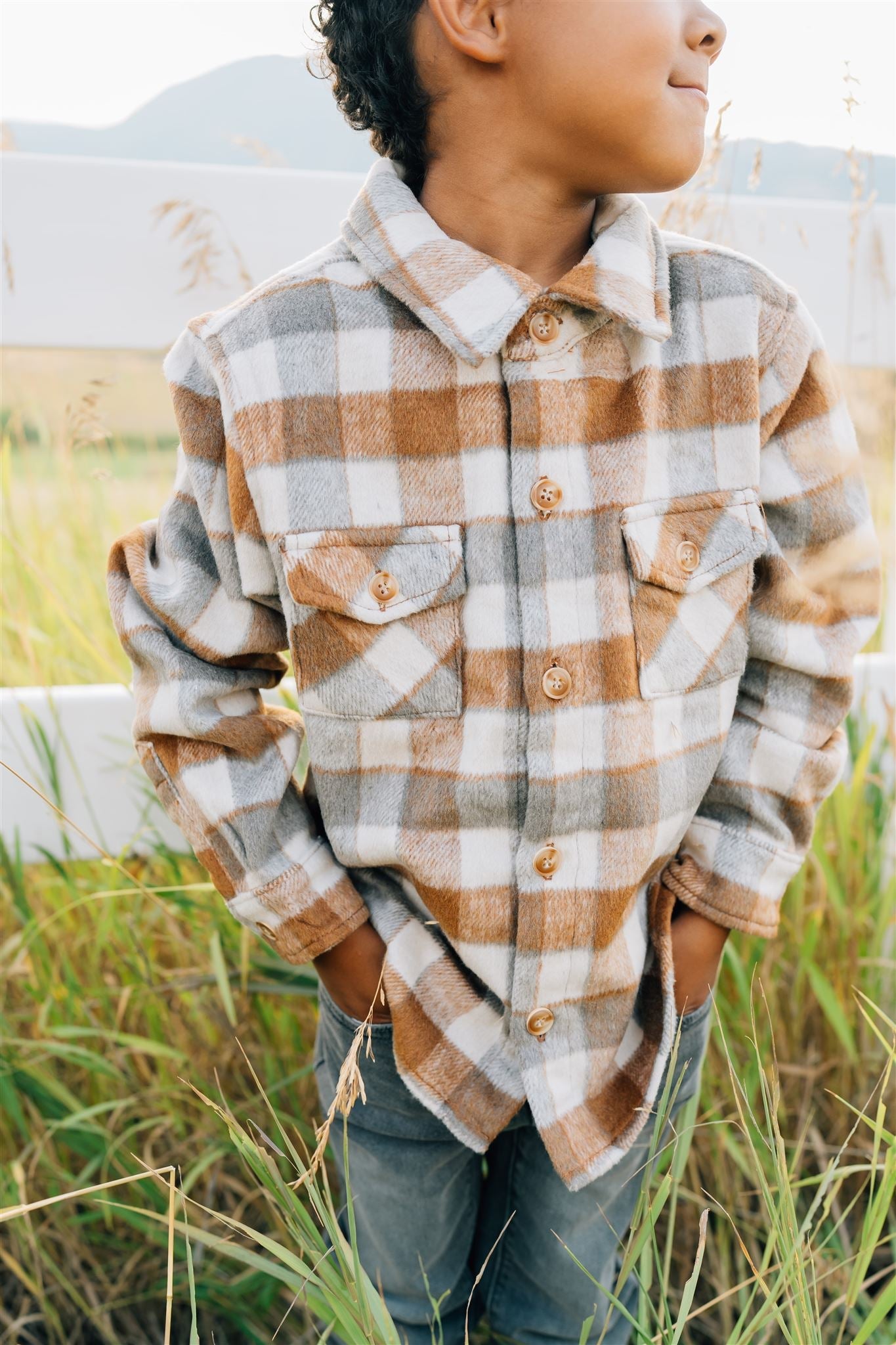 fall flannel shacket