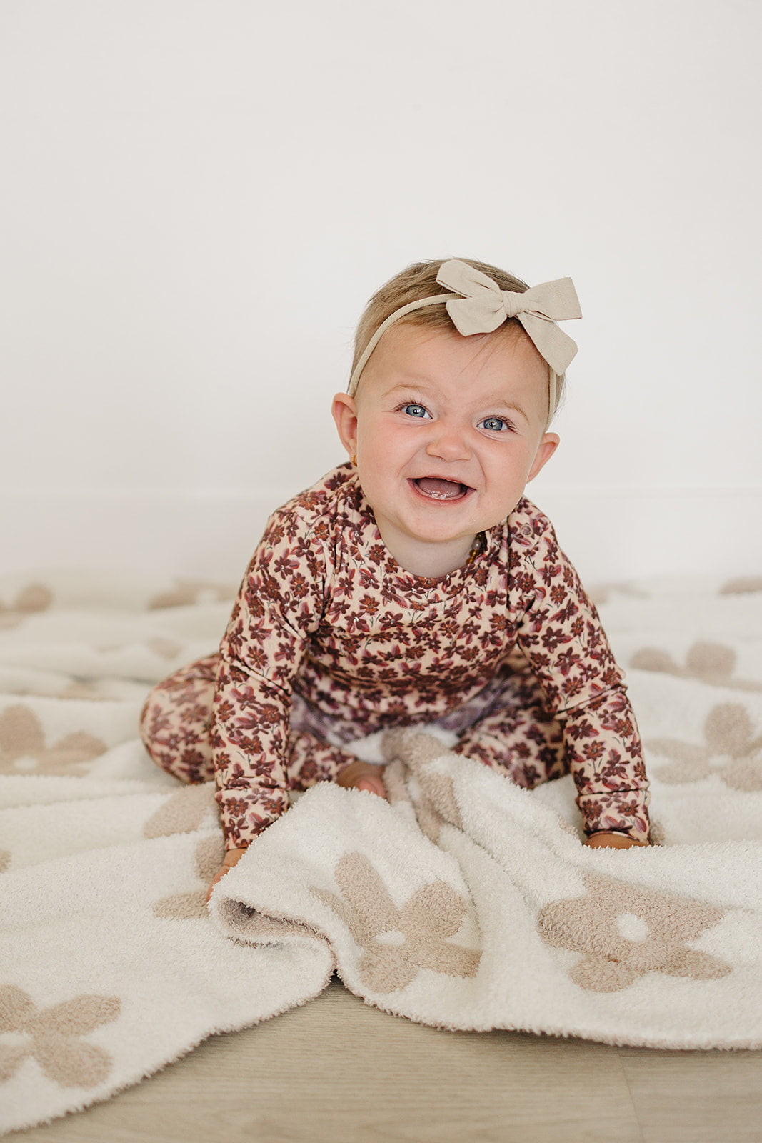 antique floral cotton set