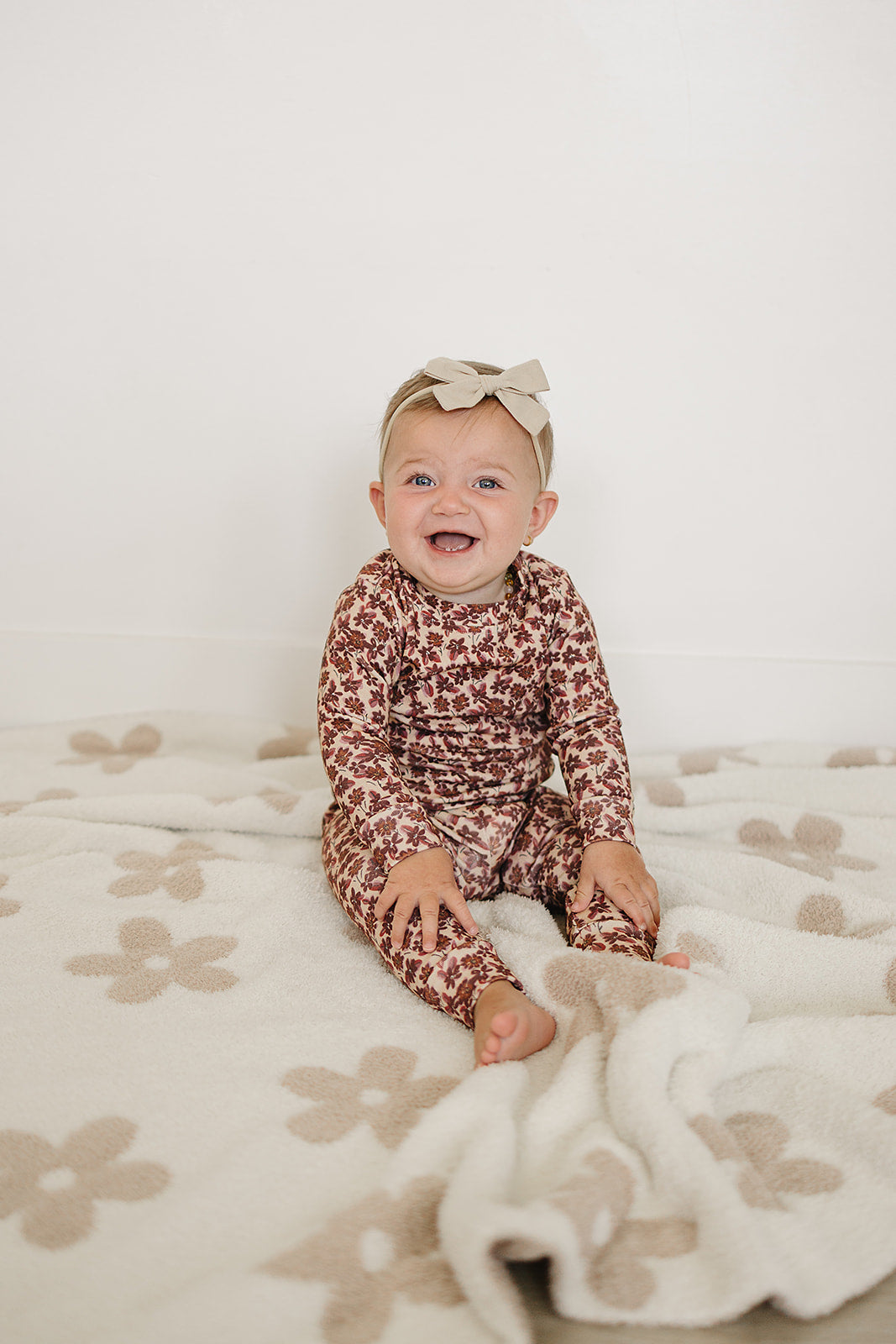 antique floral cotton set