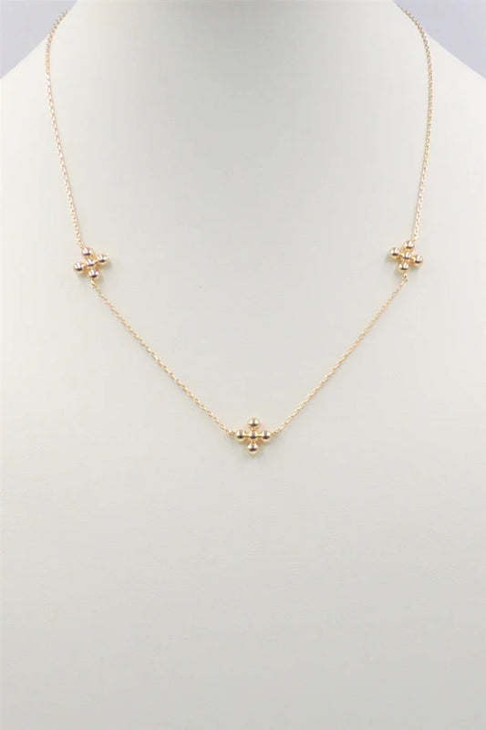 beaded cross necklace // for women