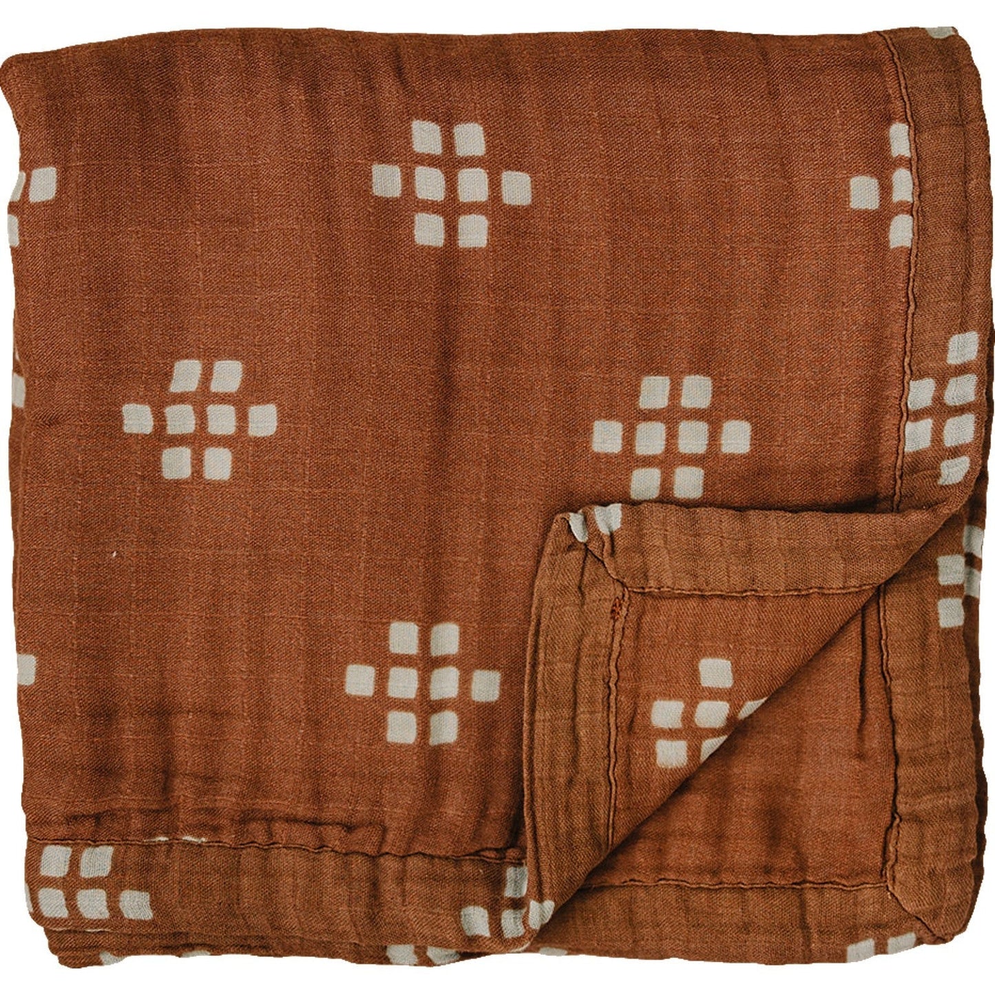 muslin quilt // boho chestnut