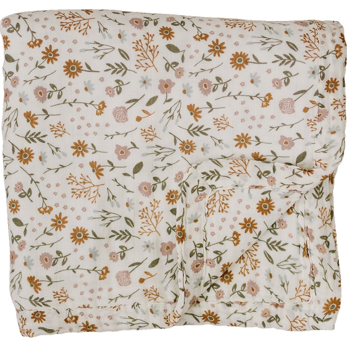 muslin quilt // meadow floral