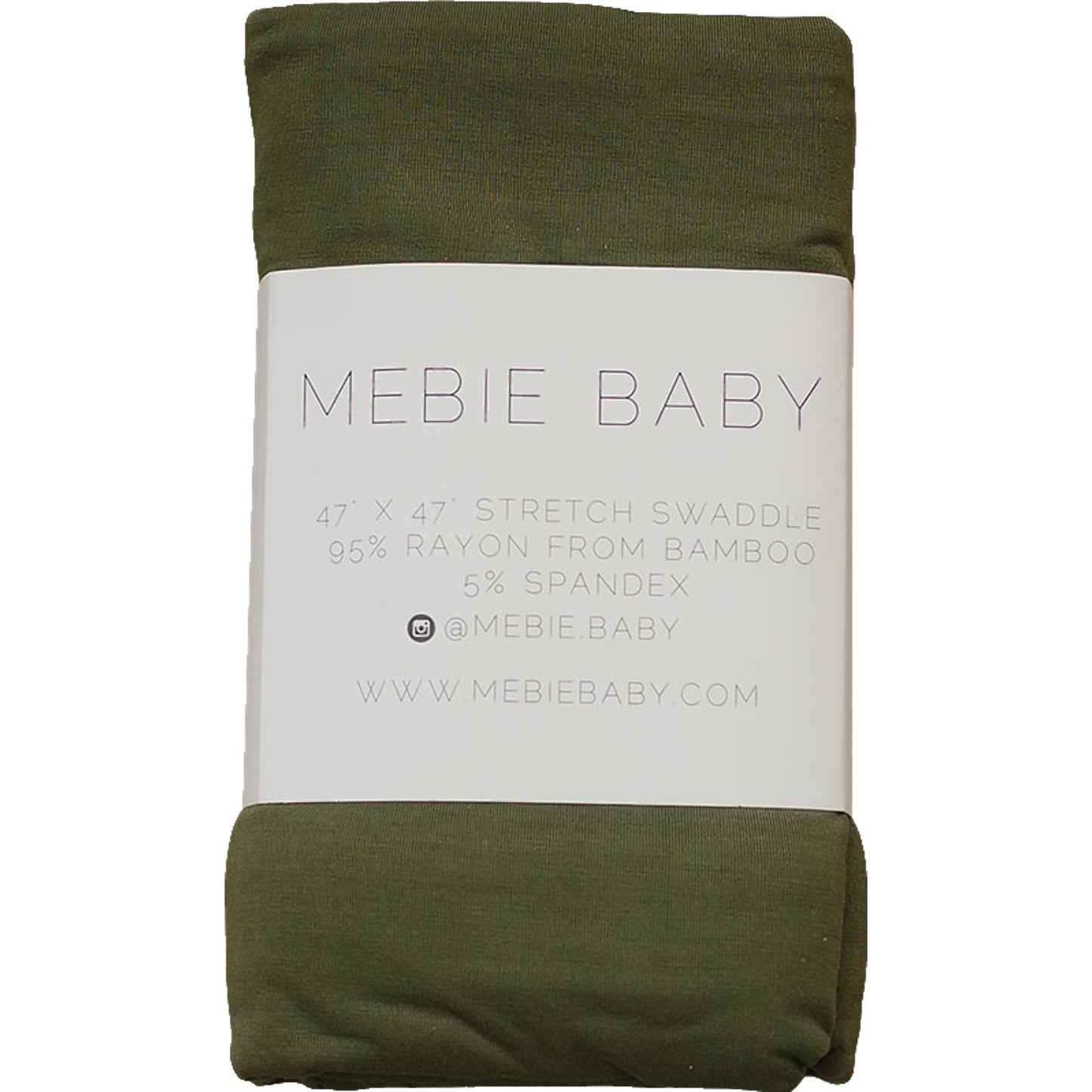 bamboo stretch swaddle // olive