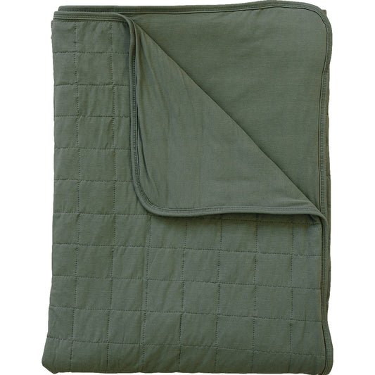 bamboo quilt // olive