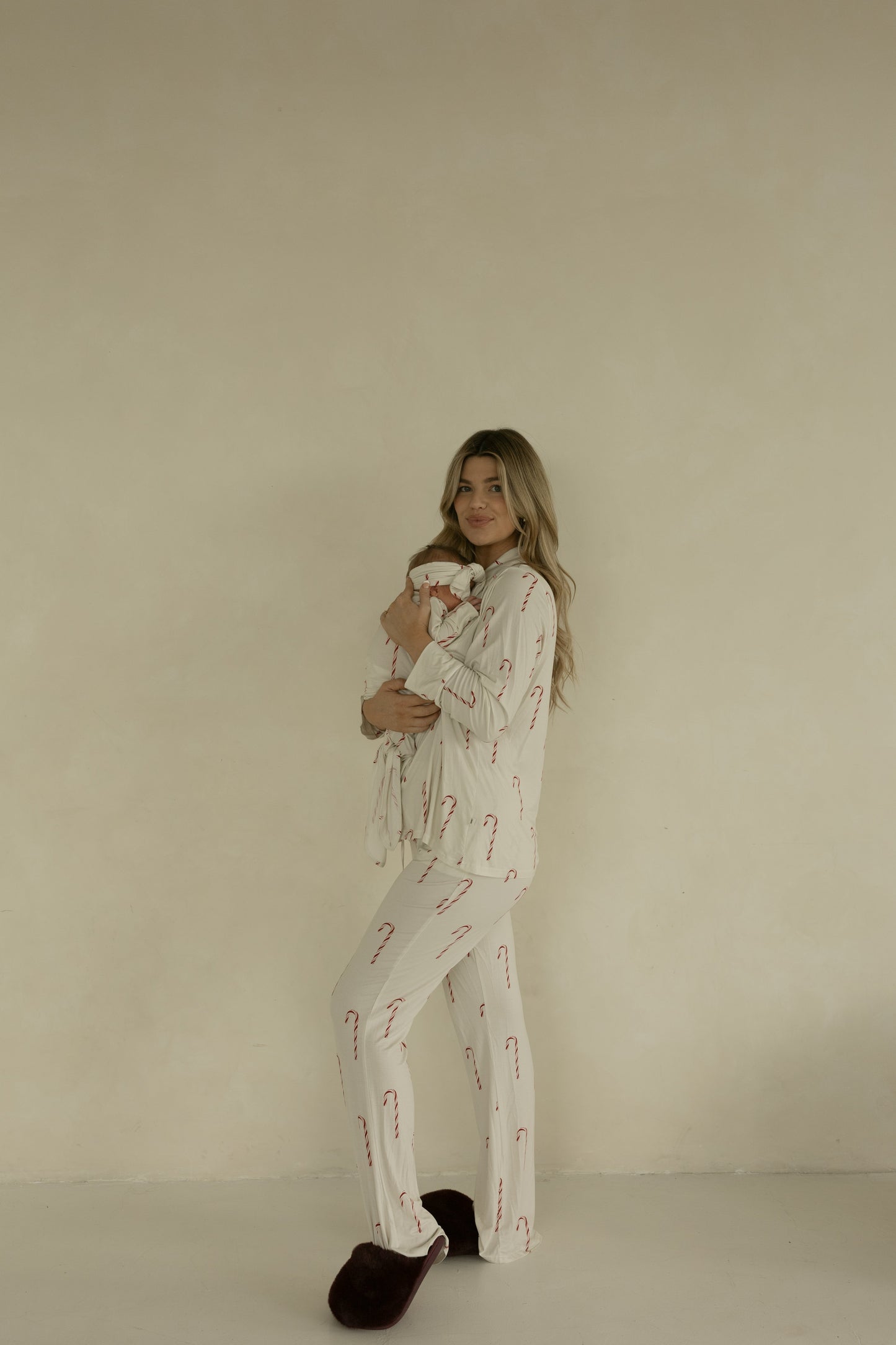 long sleeve women’s bamboo pajamas // candy cane (*comes in family matching*)