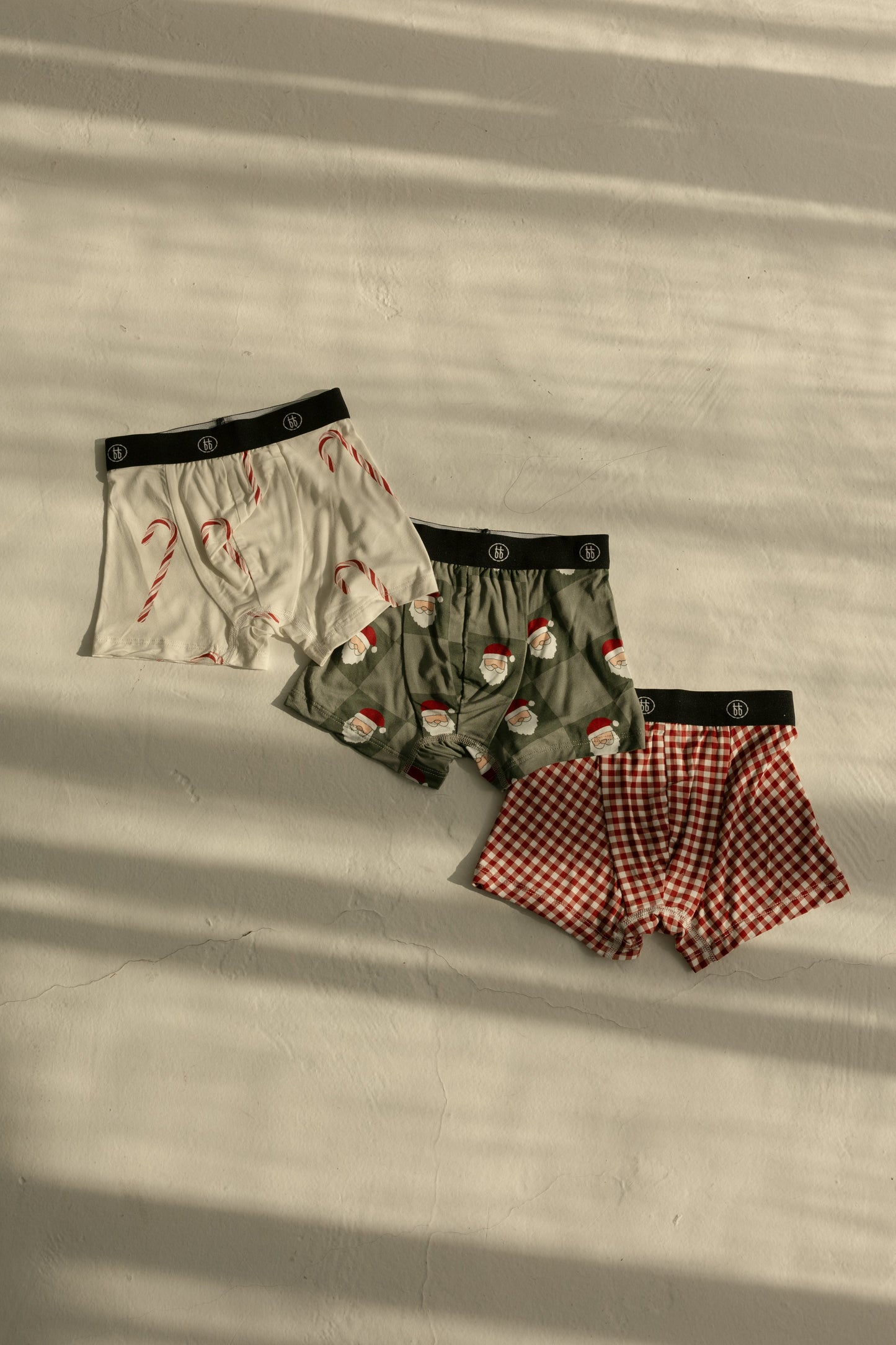 bamboo boxers // christmas 3 pack