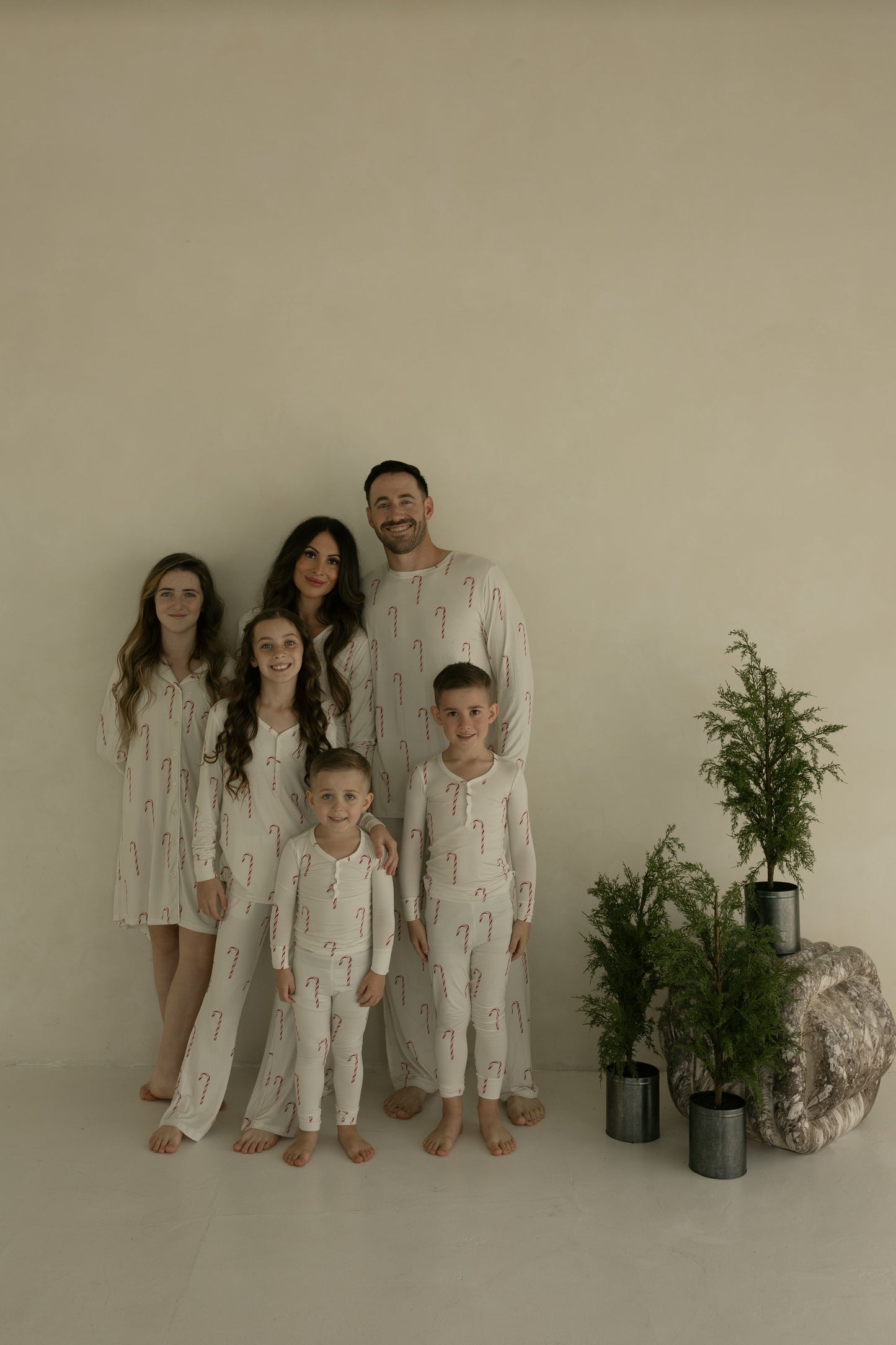 women’s bamboo pajamas // candy cane (*comes in family matching*)