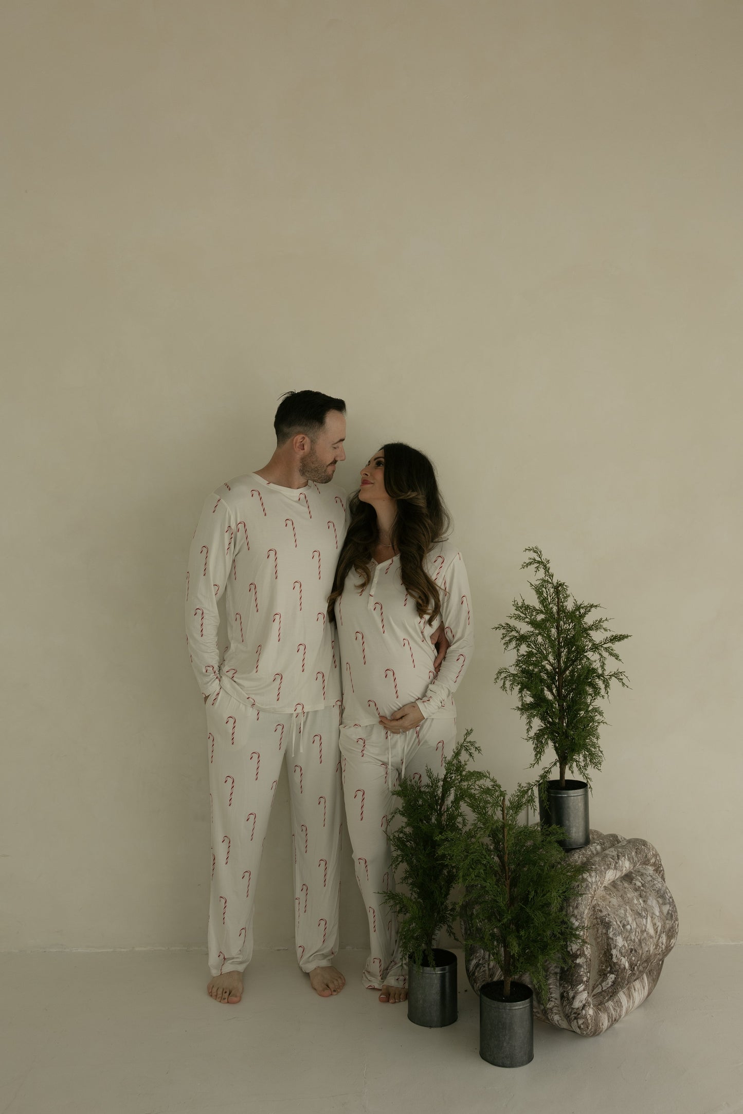 women’s bamboo pajamas // candy cane (*comes in family matching*)