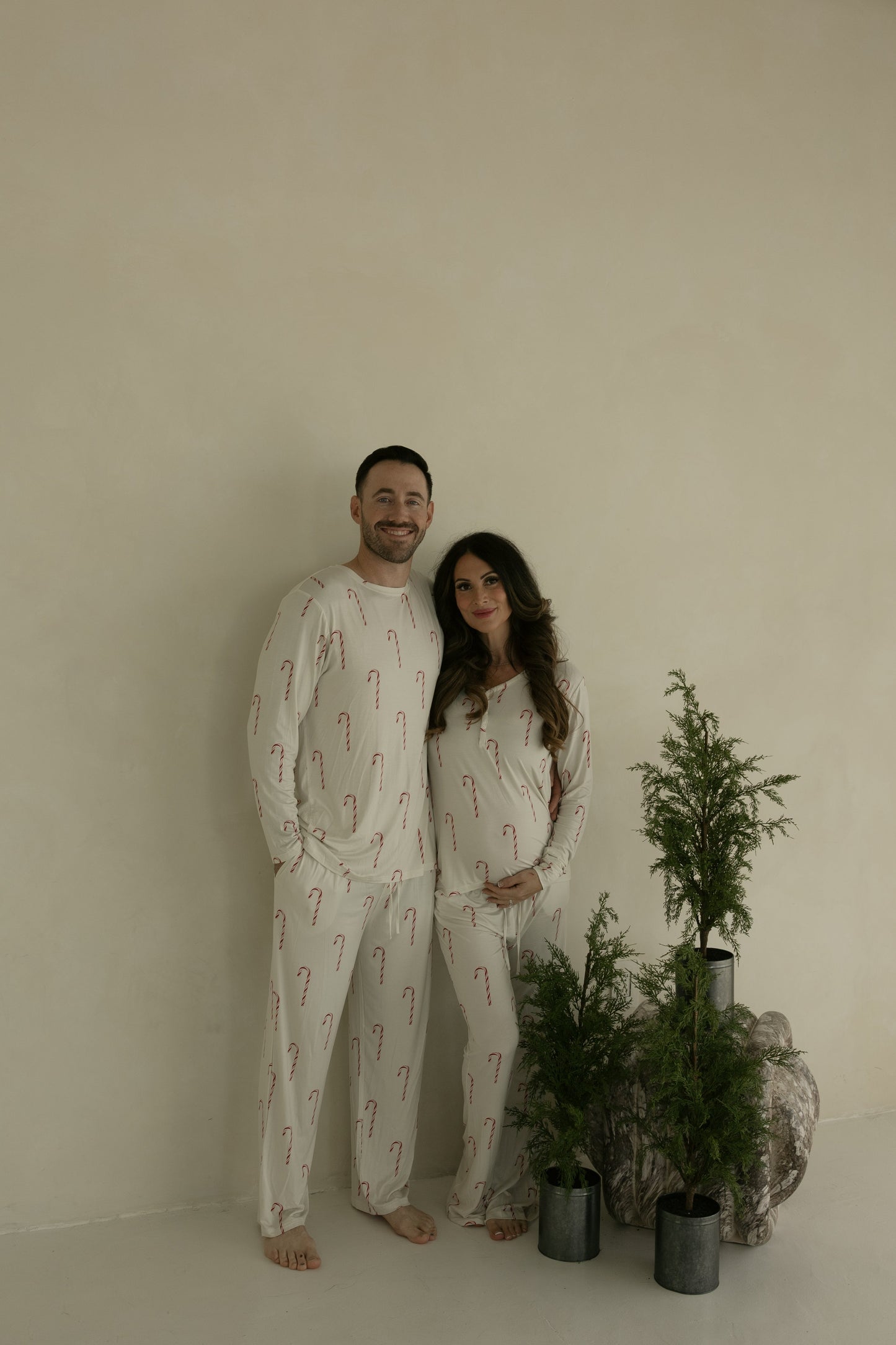 women’s bamboo pajamas // candy cane (*comes in family matching*)