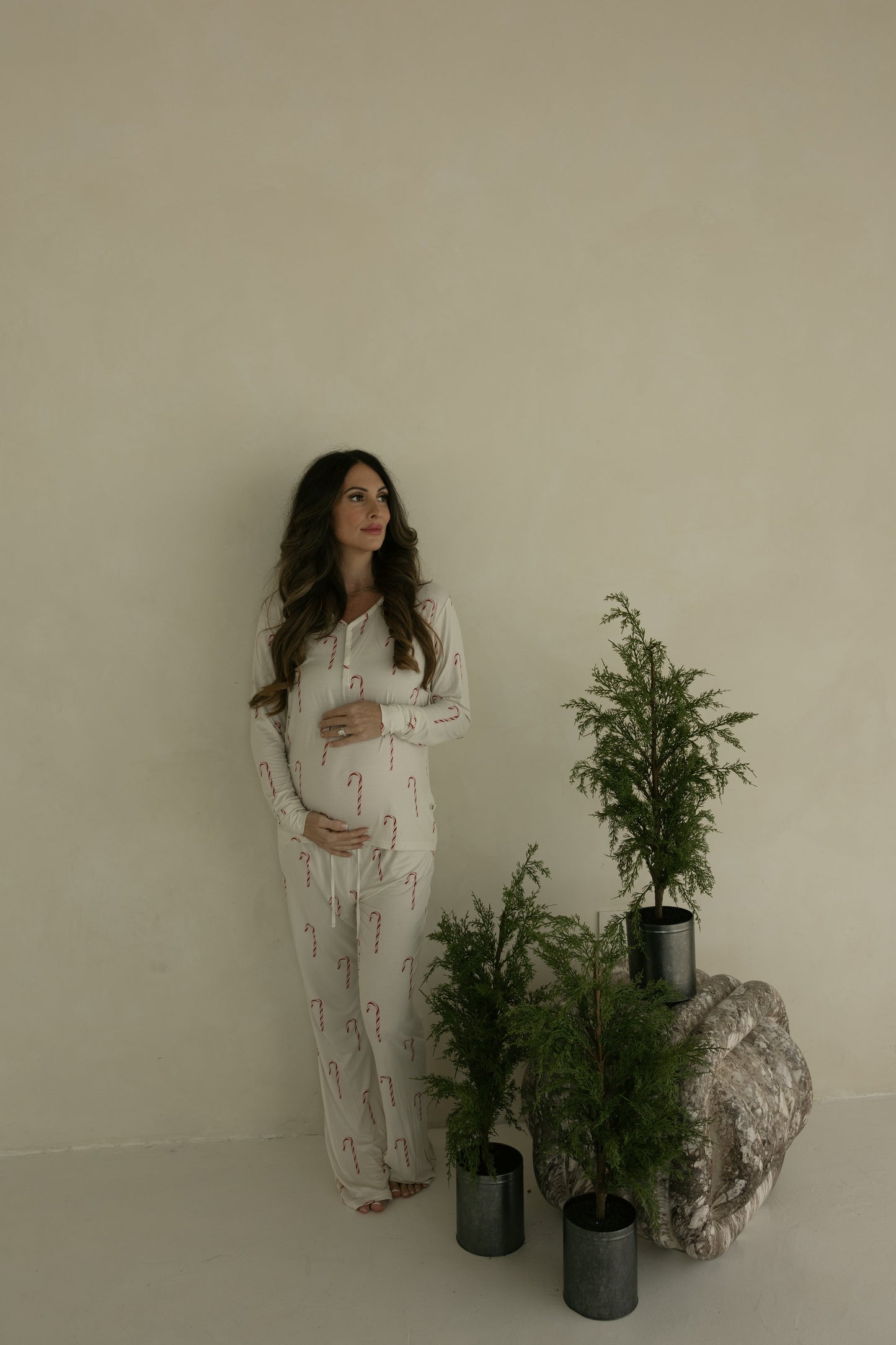 women’s bamboo pajamas // candy cane (*comes in family matching*)