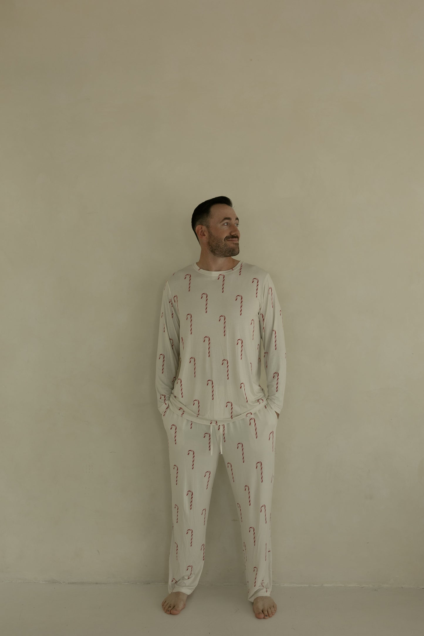 men’s bamboo pajamas // candy cane (*comes in family matching*)